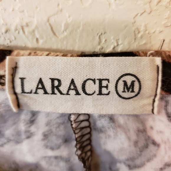 Larace Women's Leopard Print Swing Tunic Sz Medium - Picture 3 of 8